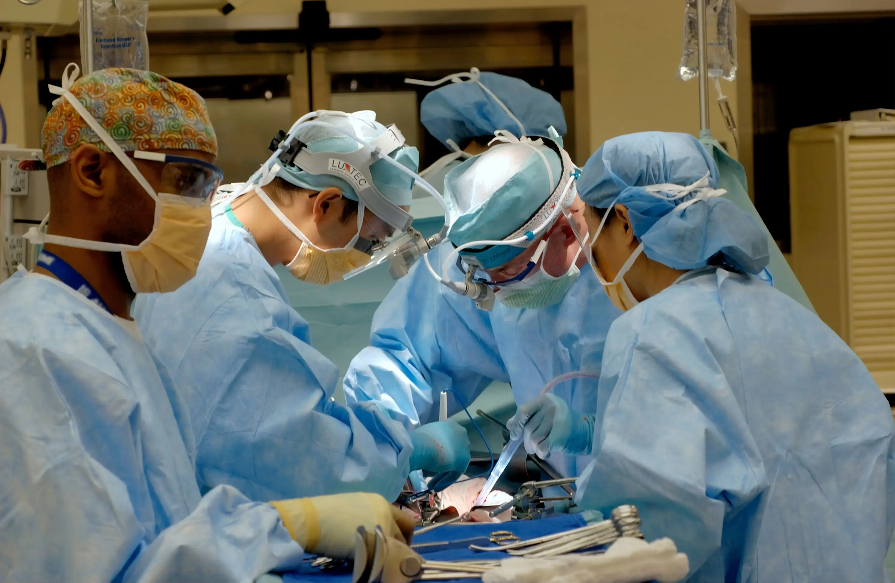 Doctor during surgery